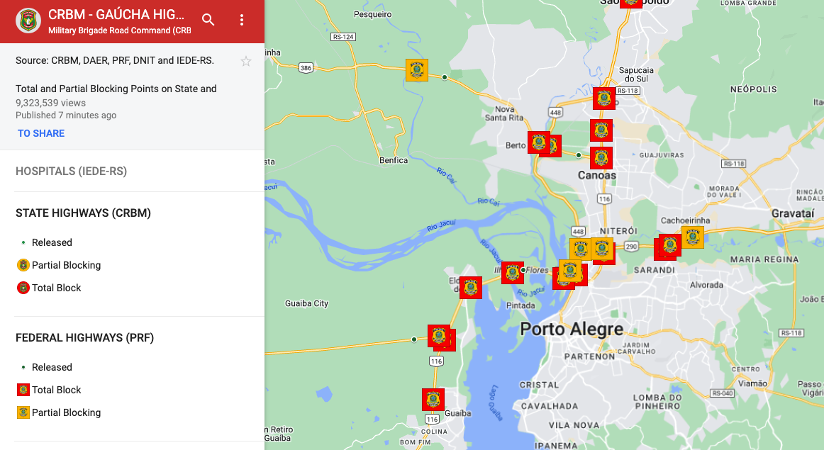 Brazil, road closures, flooding, agriculture supply chain disruption